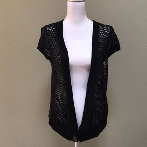 Black sweater cardigan